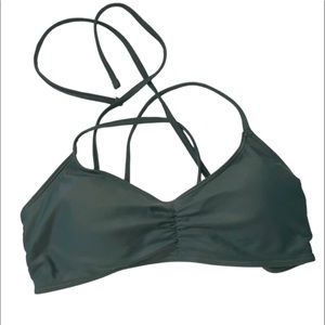 EUC Aerie hunter green swim bikini top
